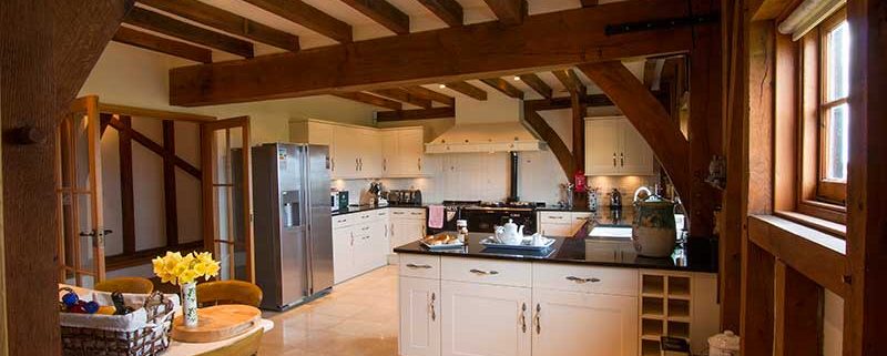 The Great Barn Essex Kitchen Area